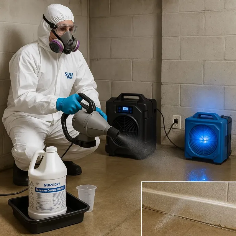 Sanitization and Odor Removal process in West Modesto, CA