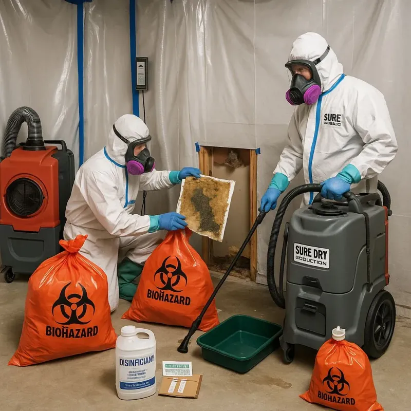 Contaminated Water Handling Protocols process in West Modesto, CA