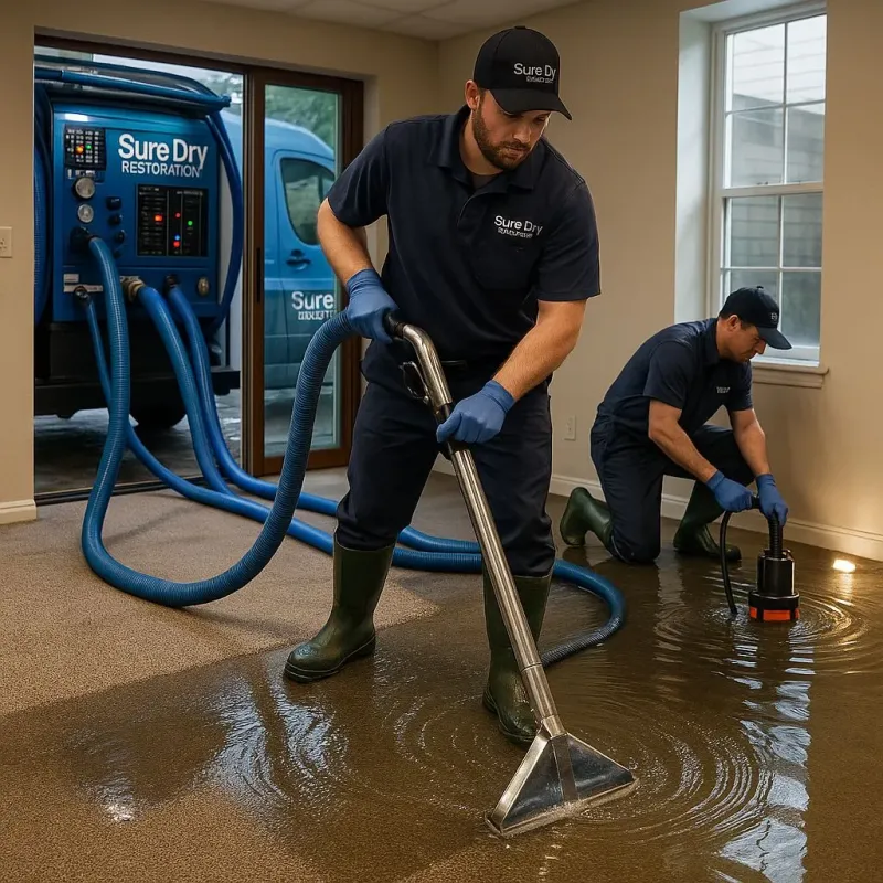 Water Extraction and Removal process in West Modesto, CA